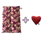 Cargar imagen en el visor de la galería, Almohadilla / Compresa Dorso-lumbar + mini corazón de regalo de Natuterapia
