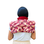 Cargar imagen en el visor de la galería, Almohadilla / Compresa Cervical Plus Semillas (Flores Rosadas)
