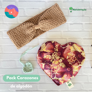 Pack Corazones de Algodón